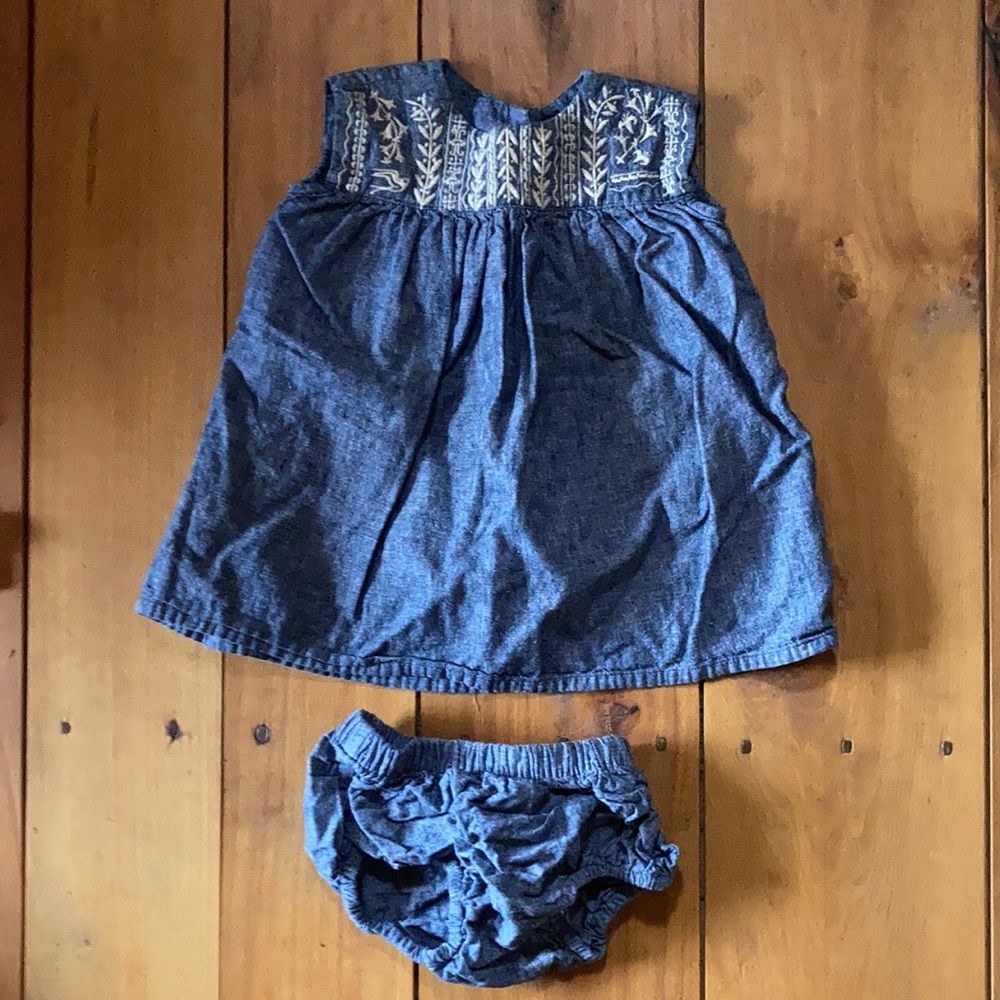 Tea Collection girls chambray dress
